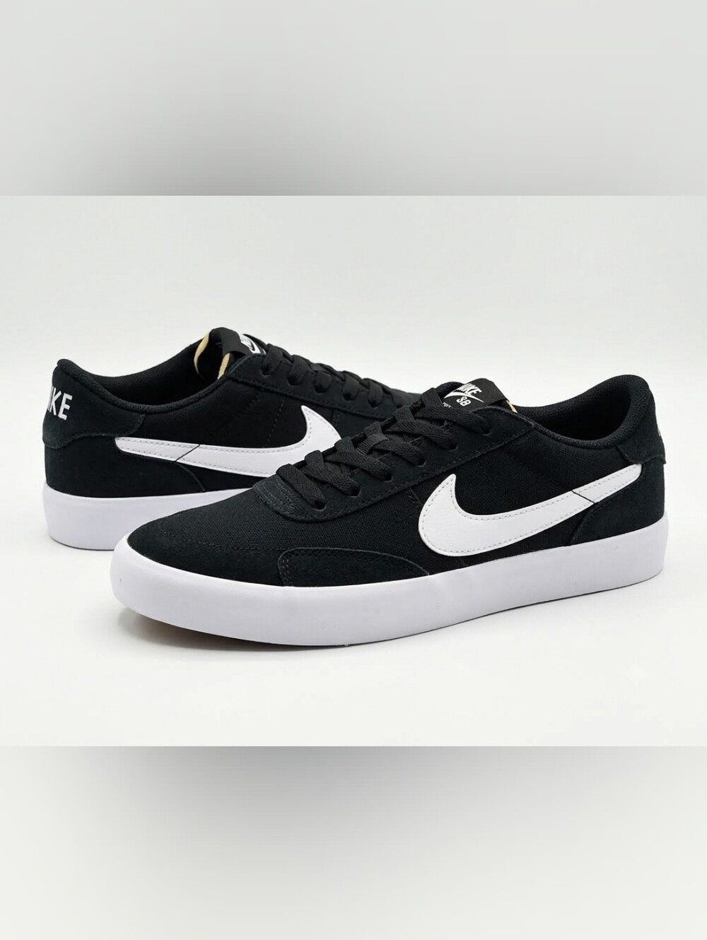 💥Nike SB Heritage Vulc CD5010-003 Sneakers Skater Shoes Black White Men's Sz 7